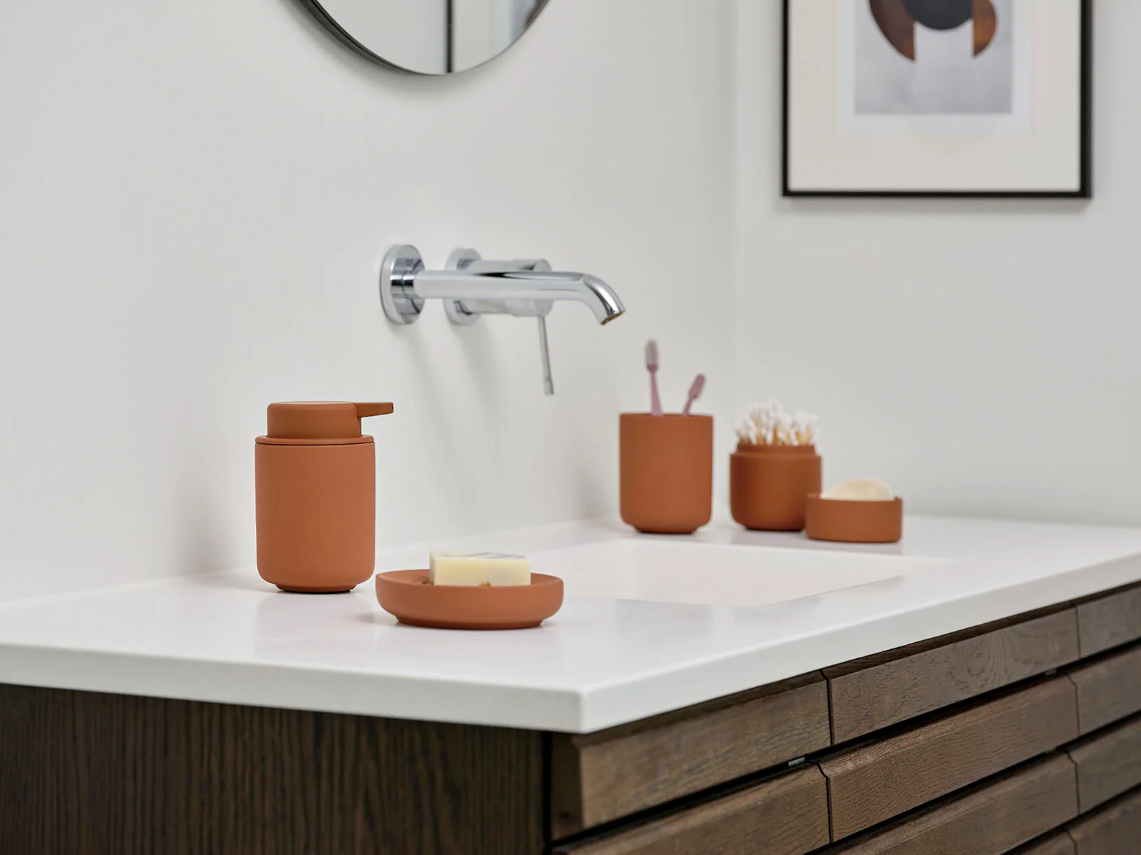 Zone Ume Soap Dispenser - Terracotta - Image 2