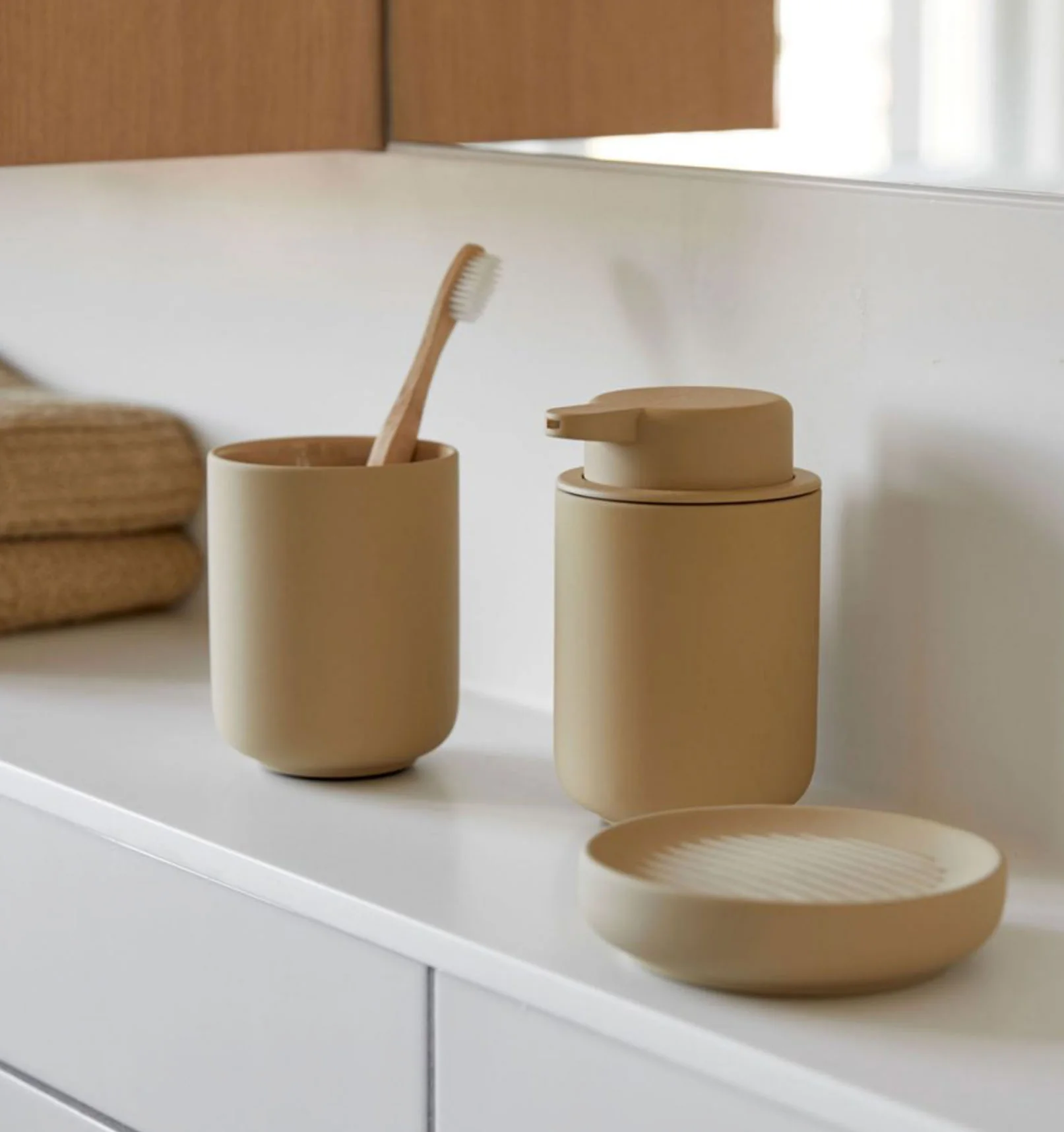 Zone Ume Soap Dispenser - Warm Sand - Image 2